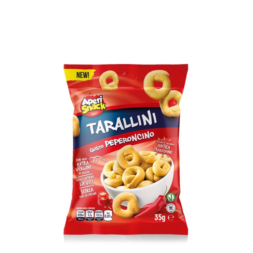 Tarallini Peperoncino Monoporzione da 35g